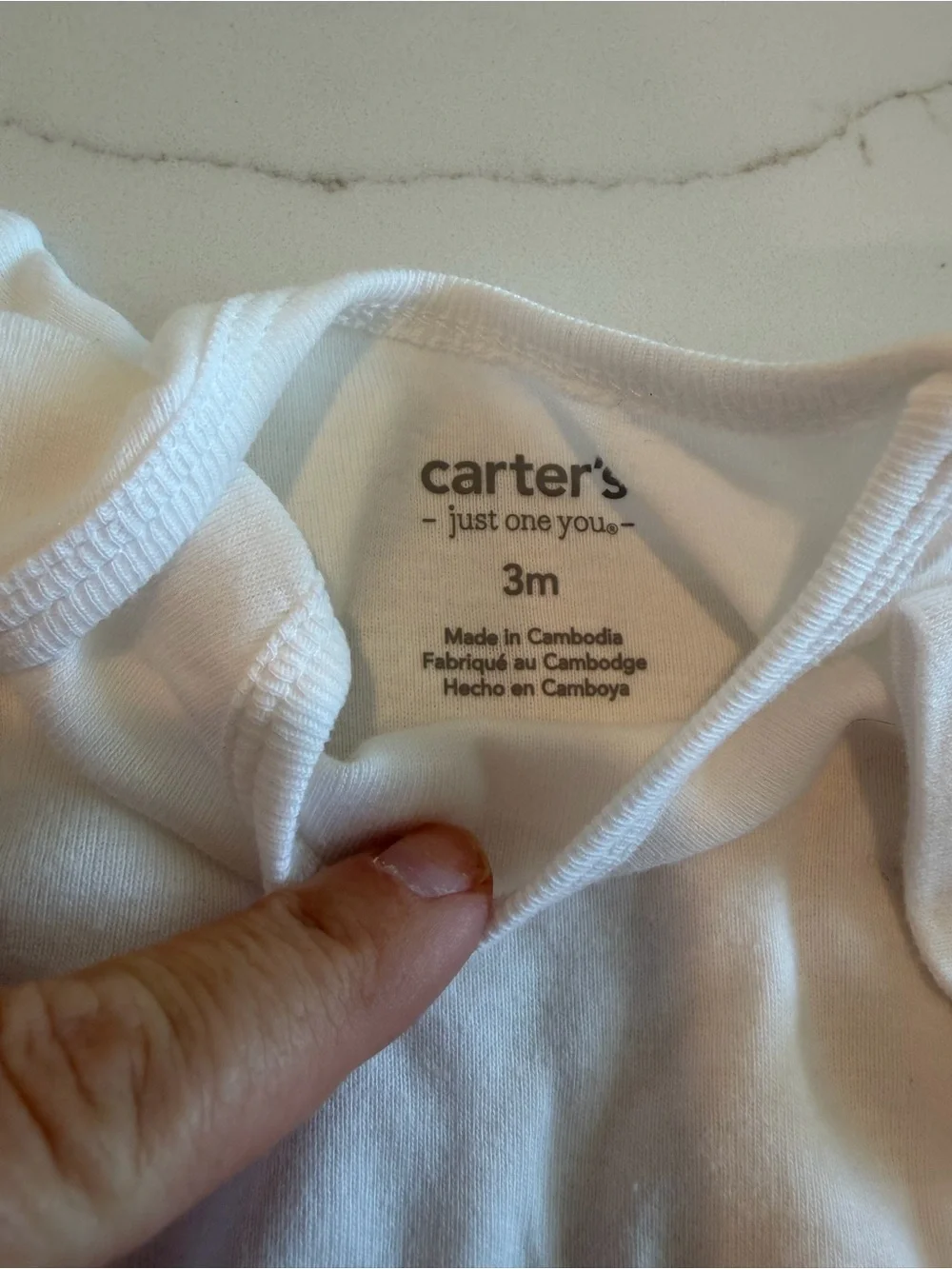 NWOT White Baby Short-Sleeve Onesies - 5-Pack; 3 month